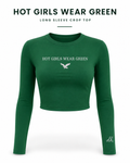 Hot Girls Wear Green Crop