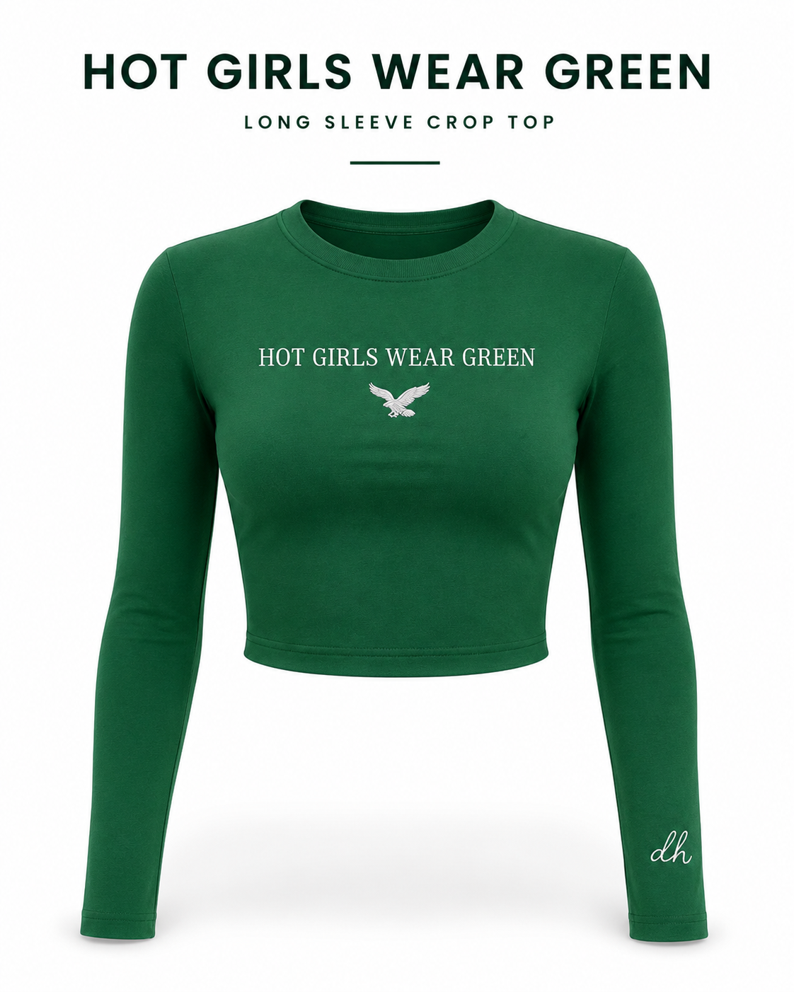 Hot Girls Wear Green Crop