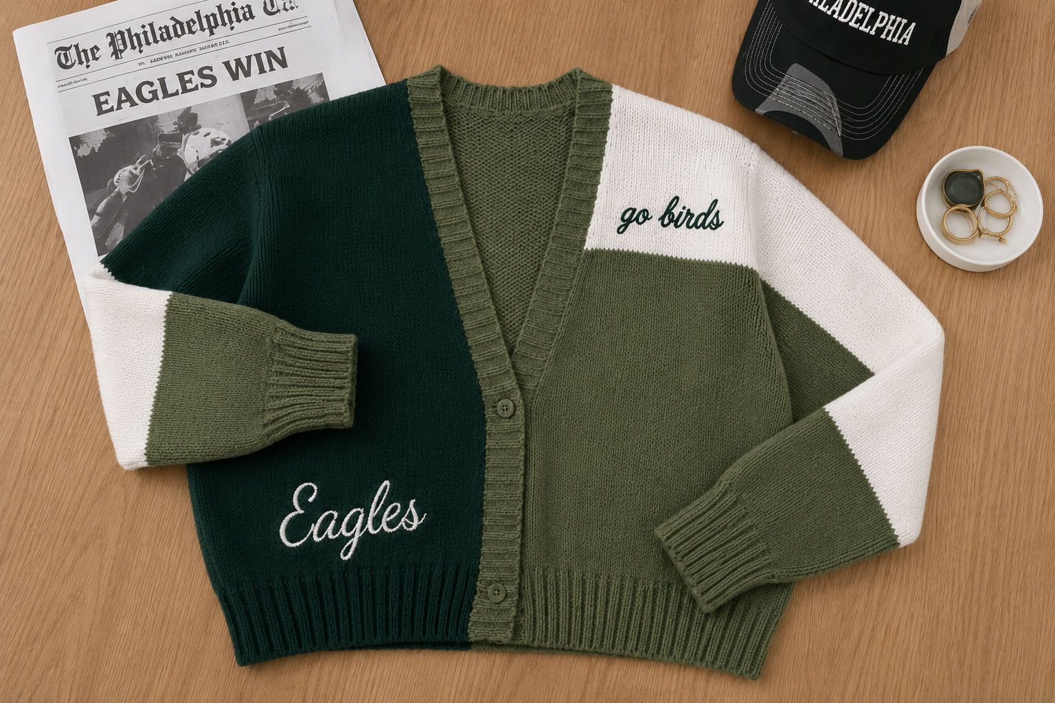 The Go Birds Cardigan