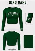 Bird Gang Long Sleeve Crop
